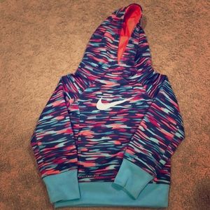 Nike multi colored sweat shirt